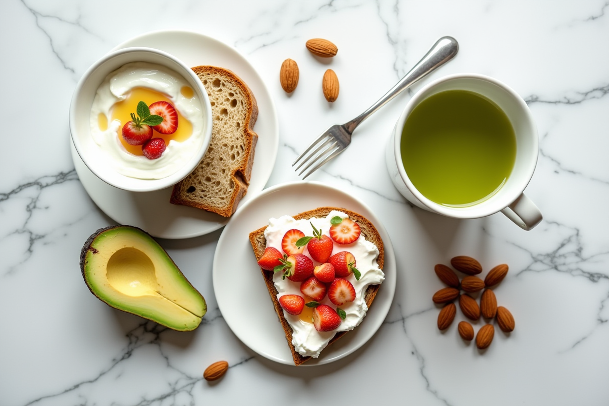 petit-déjeuner équilibré