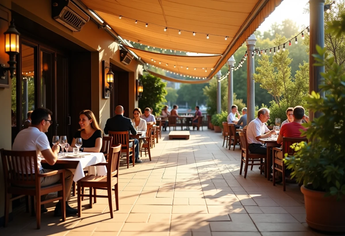 restaurant pétanque ambiance